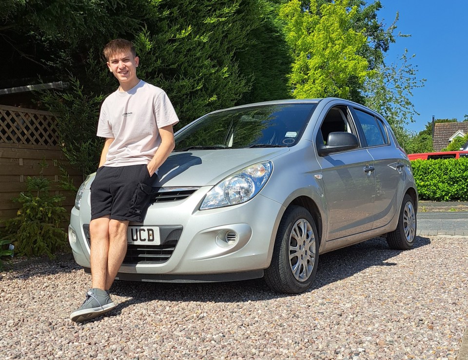 Josh Burford passed his driving test after just five official lessons