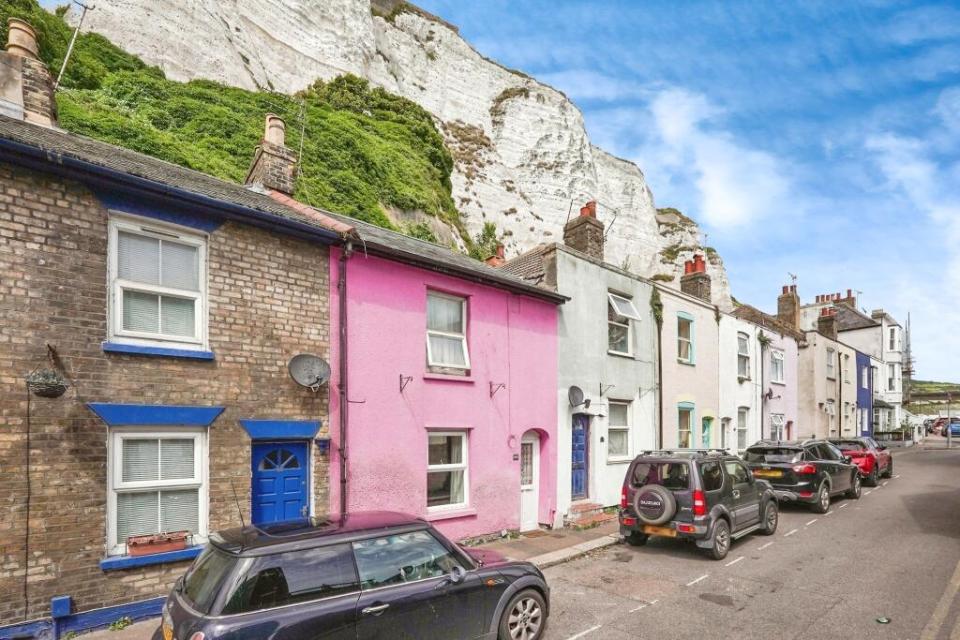 The property is nestled among White Cliffs of Dover