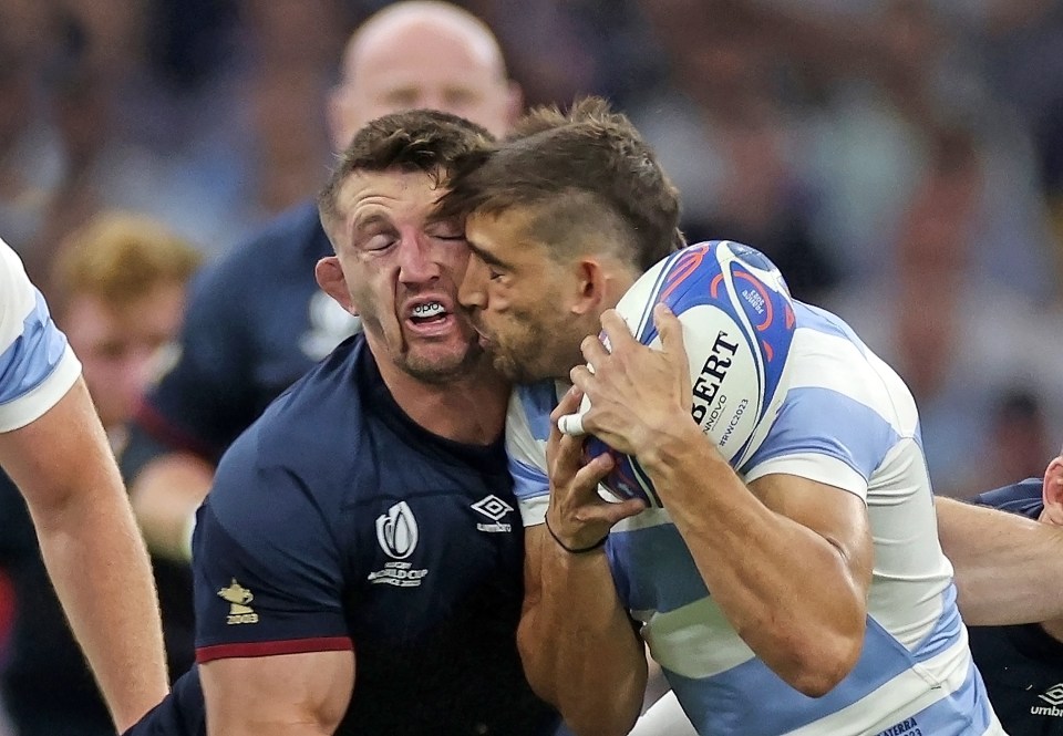 Curry was sent off against Argentina in England's World Cup opener this time last year