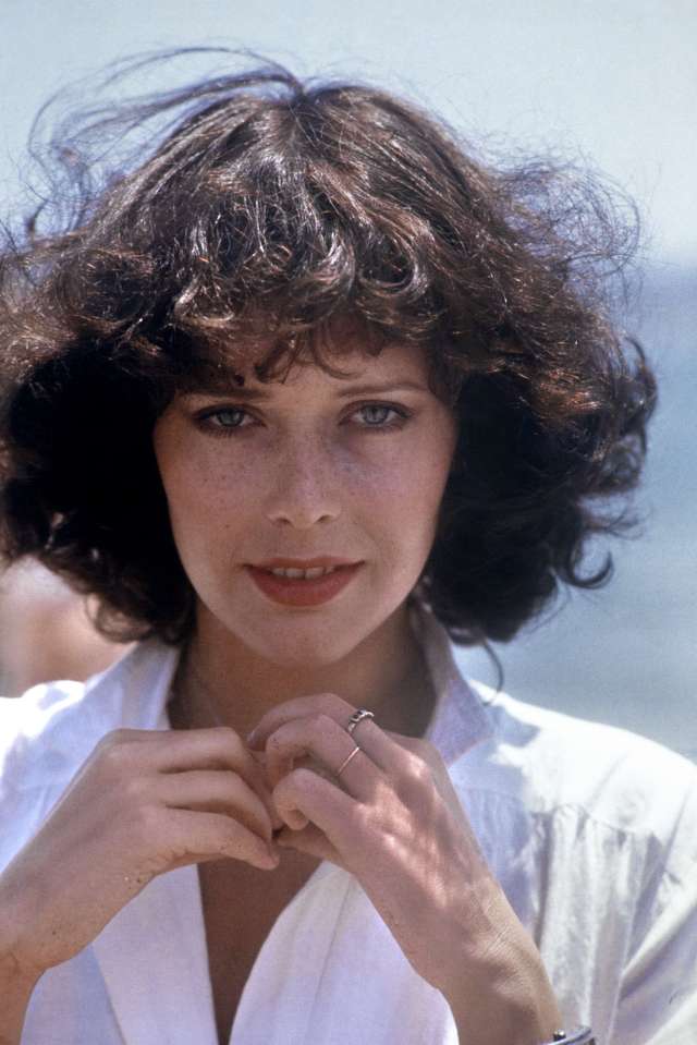 The actress pictured in Cannes in 1975