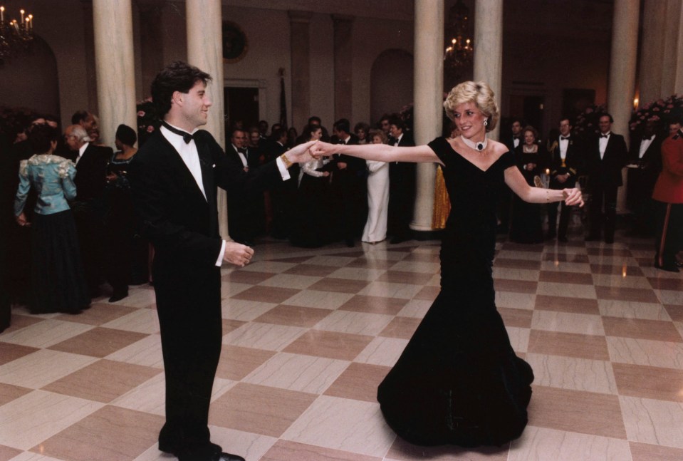 There were more than a few tearful occasions Anne said of Diana, seen here dancing with John Travolta in 1985