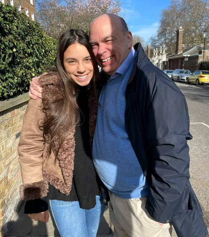 Billionaire Mike Lynch with his daughter Hannah - both died onboard the yacht