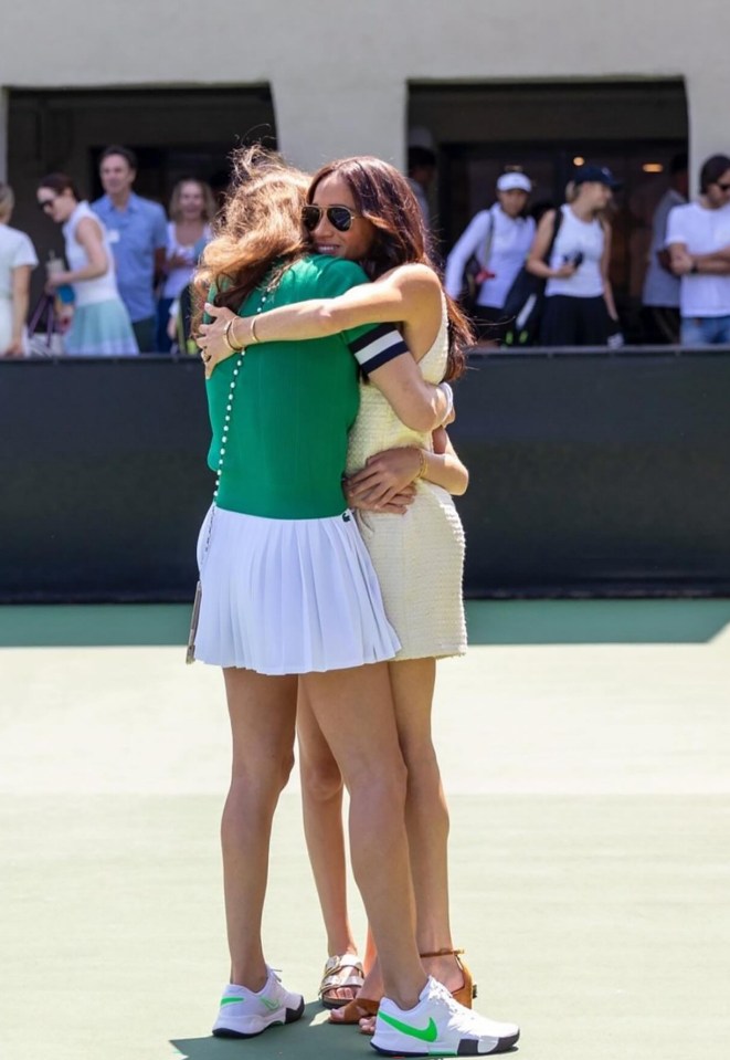 Meghan is good friends with Kelly who thanked the Sussexes for their support