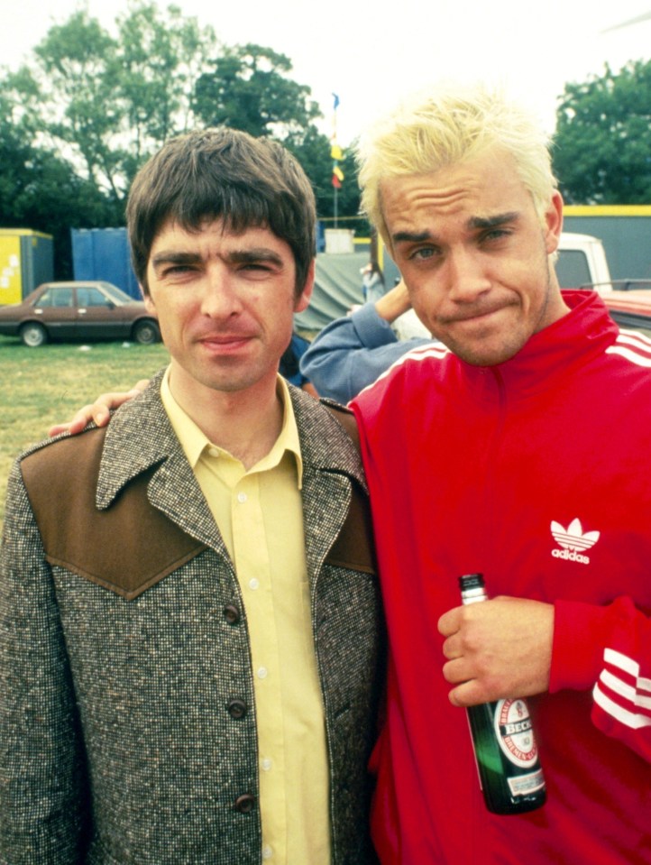 Robbie Williams has reignited his 90s feud with Oasis' Noel Gallagher