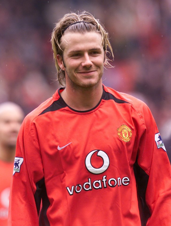 Becks spent 12 years with Man Utd as a player