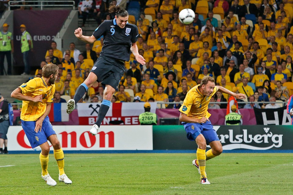 soccer players on a field with a canon sign in the background