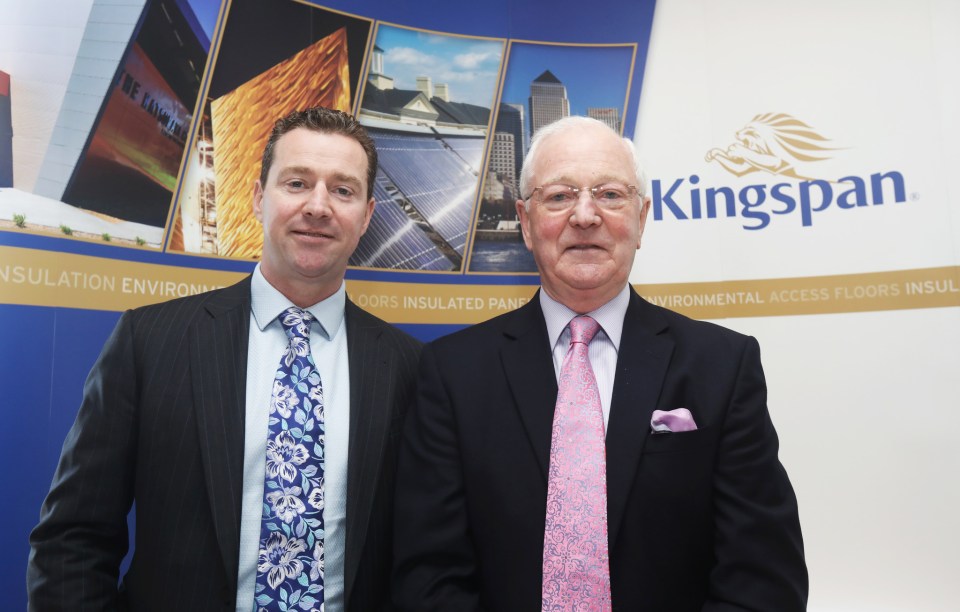 Kingspan’s billionaire founder Eugene Murtagh has banked £149.3million since the tragedy and his son Gene has been the group's CEO since 2005