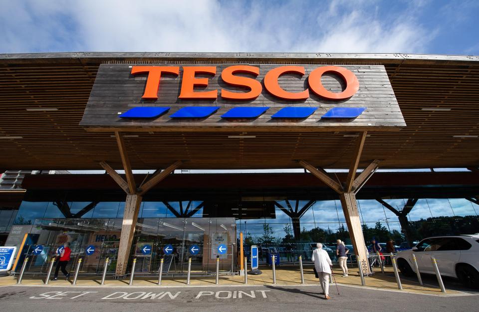 Tesco shoppers are rushing to stock up for Christmas