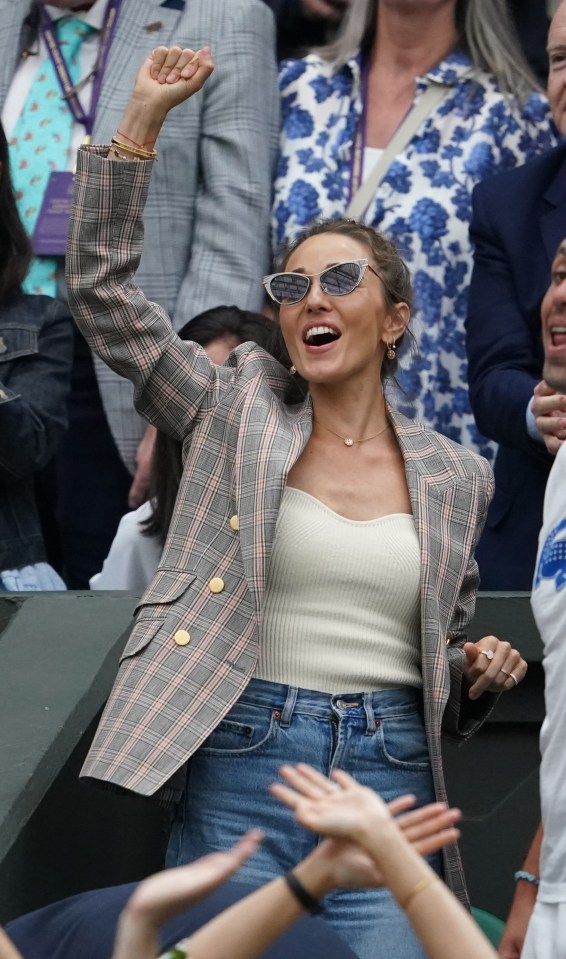 Jelena is often spotted in the stands cheering on her husband