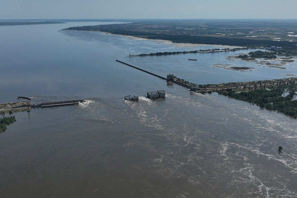 Russia bombed the Kakhovka Dam flooding parts of Ukraine