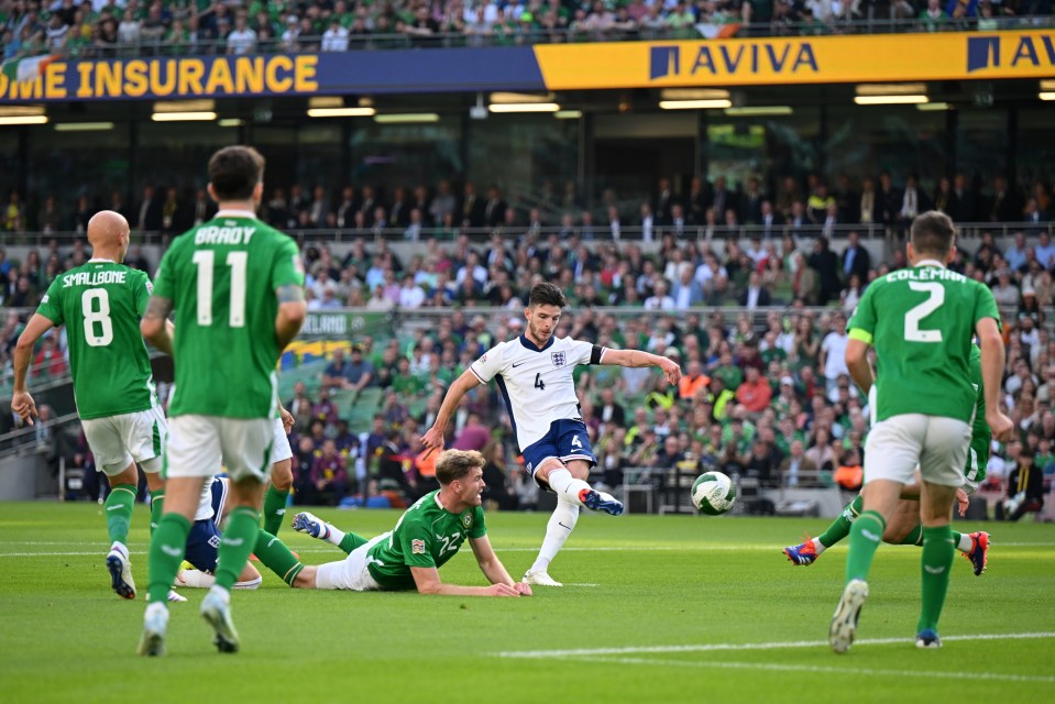 Rice opened the scoring against Ireland