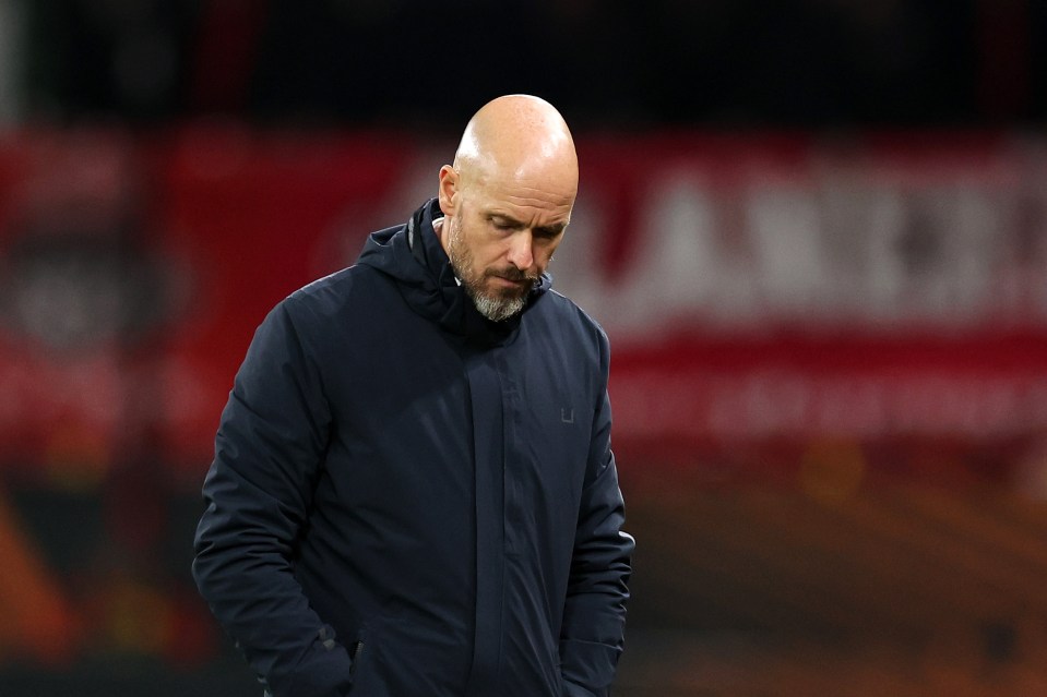 Pressure continues to mount on manager Erik ten Hag