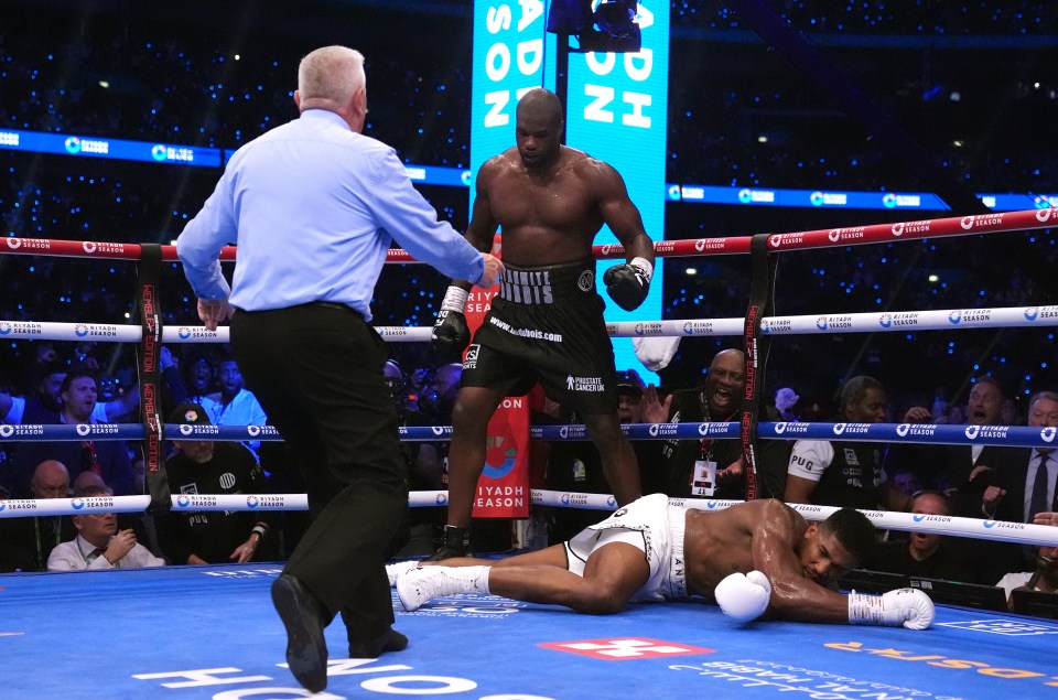 Dubois stopped Joshua in the fifth in front of a stunned Wembley