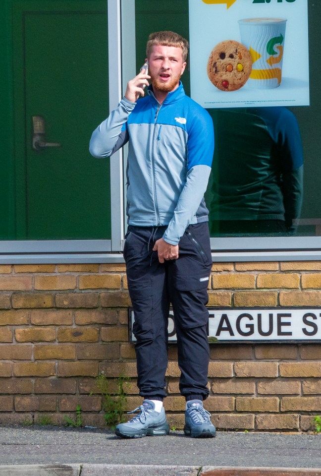 Bradley Smith, 22, outside of Bristol Magistrates Court after receiving community service