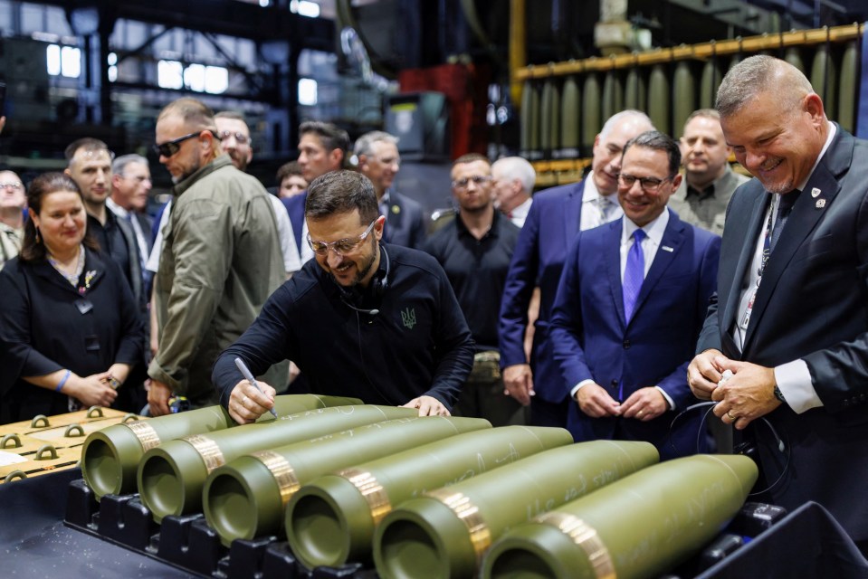 Ukraine’s President Volodymyr Zelenskiy was due to meet Joe Biden to push for permission to fire US-made long-range missiles at Russia