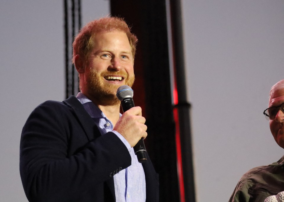 Prince Harry, Duke of Sussex, attends the One805 Live