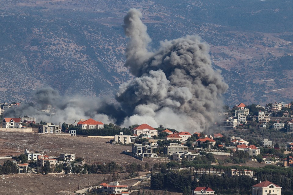 An Israeli airstrike that targeted the southern Lebanese village of Khiam