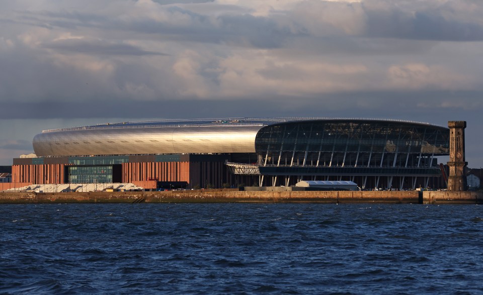 The Everton Stadium on Bramley-Moore dock has had the 'final piece of its jigsaw' put in place