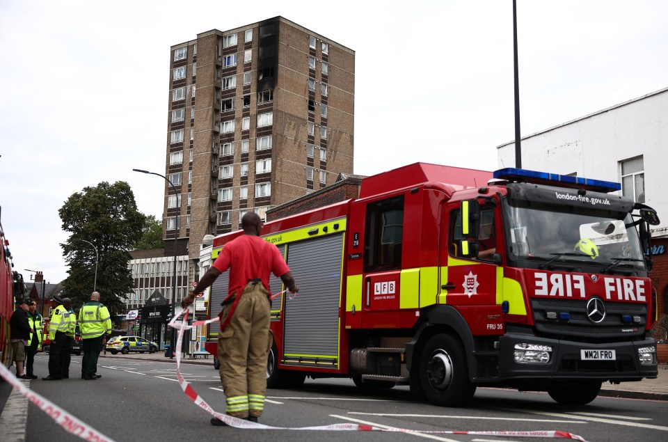 Fire crews from Forest Hill, Greenwich, Deptford, Lee Green and surrounding fire stations attended the scene