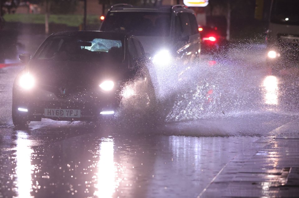 Torrential rain sparked flooding in Colliers Wood, South West London