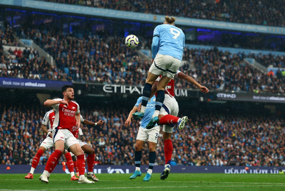 City huffed and puffed in the second half as 10-man Arsenal parked the bus