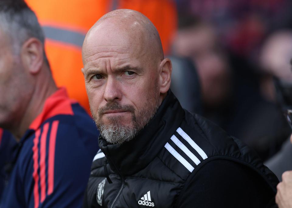 Ten Hag hinted that the winger was not performing in training