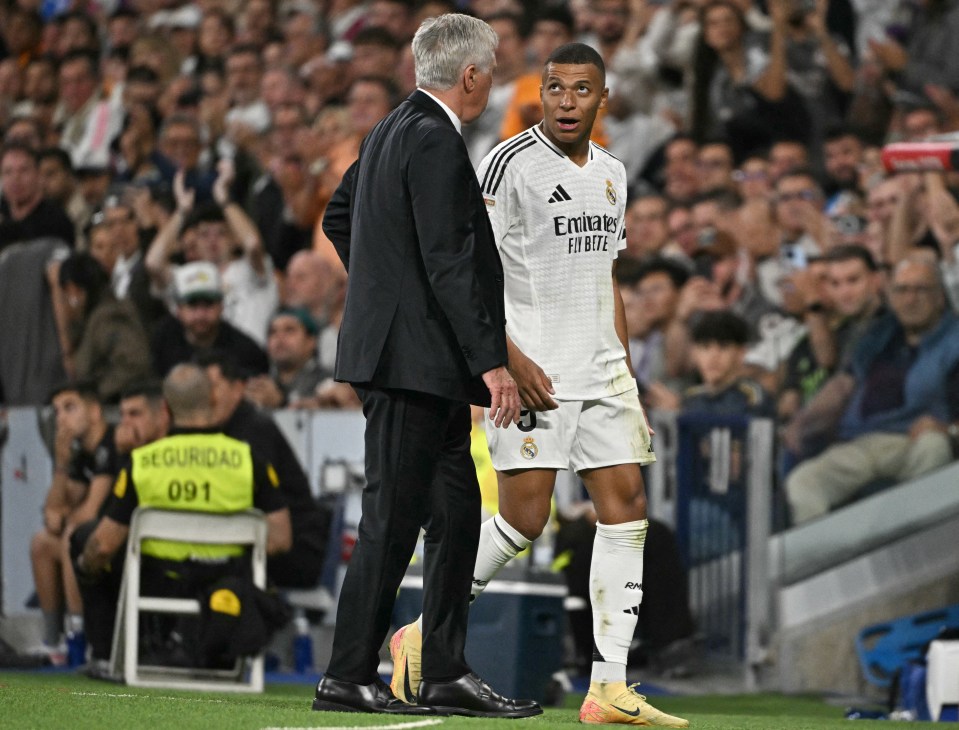 Mbappe, 25, was forced off with an injury late on