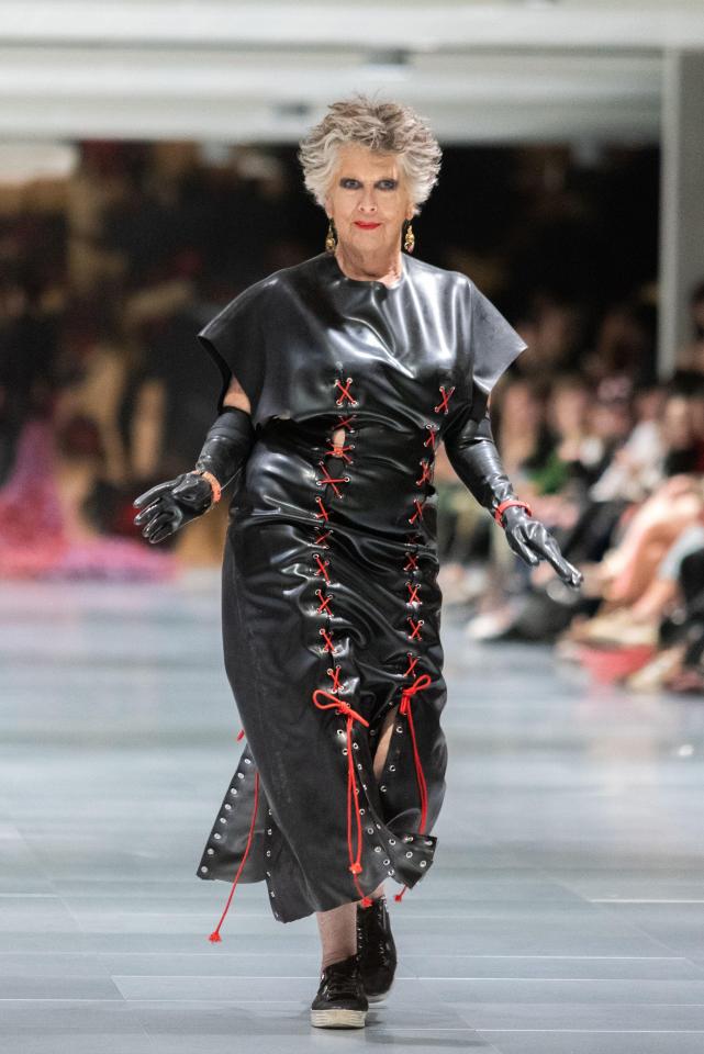 Prue Leith looked amazing as she hit the catwalk today