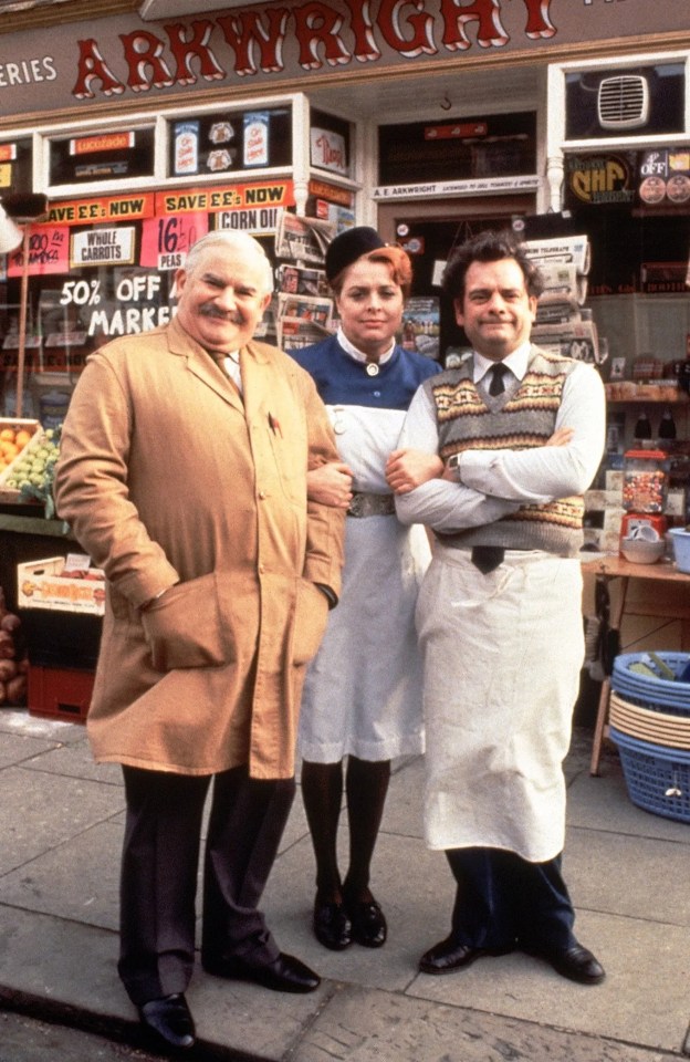 The classic BBC sitcom starred the late Ronnie Barker as stuttering shopkeeper Albert Arkwright and Sir David Jason as his long-suffering errand boy Granville