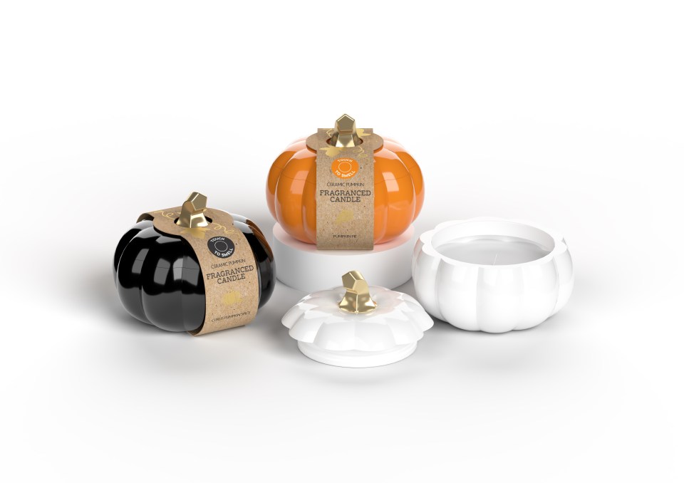 And there are even cute pumpkin candles