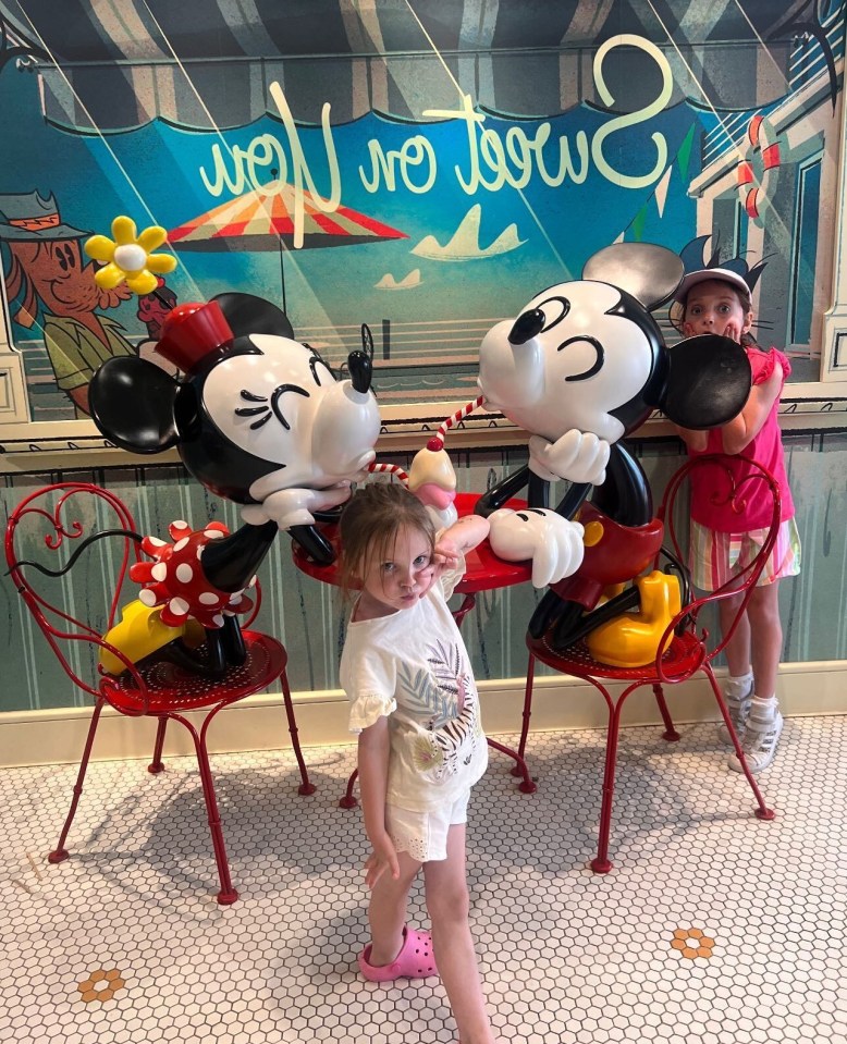 Sue shared photos of their Disney-themed trip