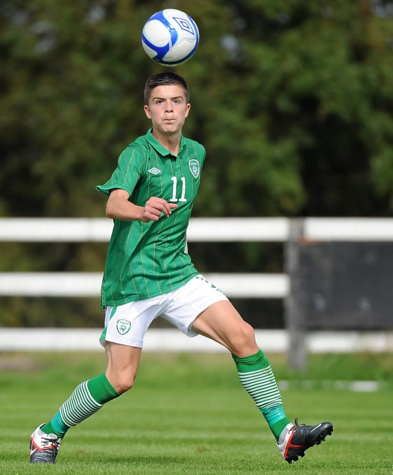 England ace Jack Grealish played for Ireland U-17s, U-18s and U-21s