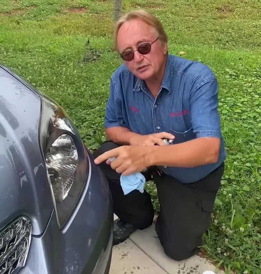 Scotty Kilmer revealed how a 10p spray can keep your headlights gleaming 'forever'