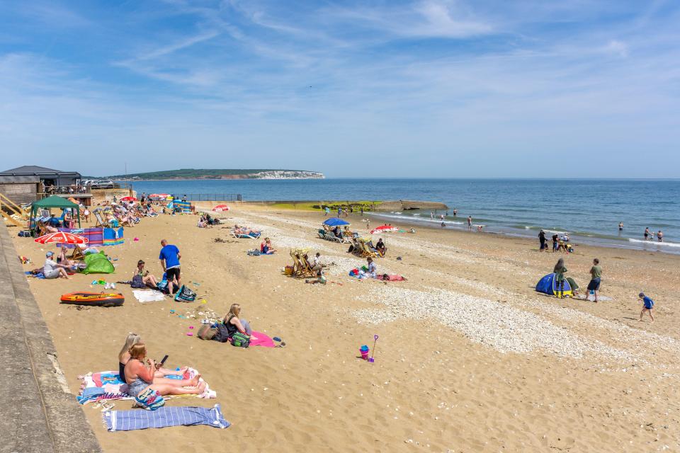 Shanklin Beach is one of the most popular beaches on the island