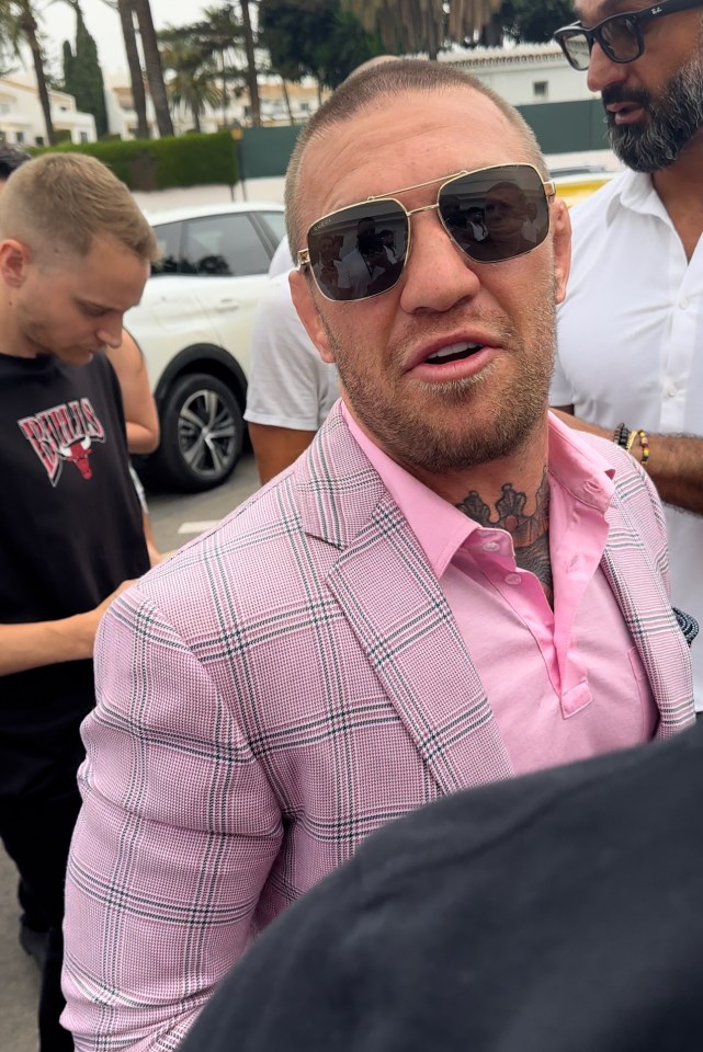 McGregor revealed to SunSport that his toe injury has forced him to go up a shoe size