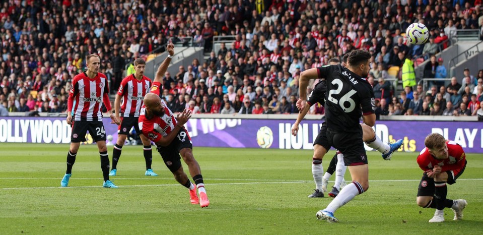 Bryan Mbeumo broke the deadlock just 39 seconds into the match