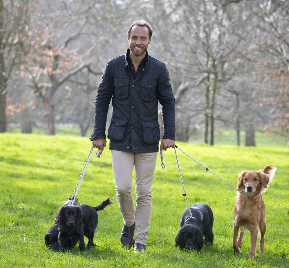 James and Prince William are said to have bonded over their love for dogs