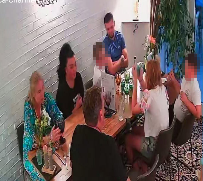 A group of ten booked their table and gobbled down a £390 feast before ditching the bill