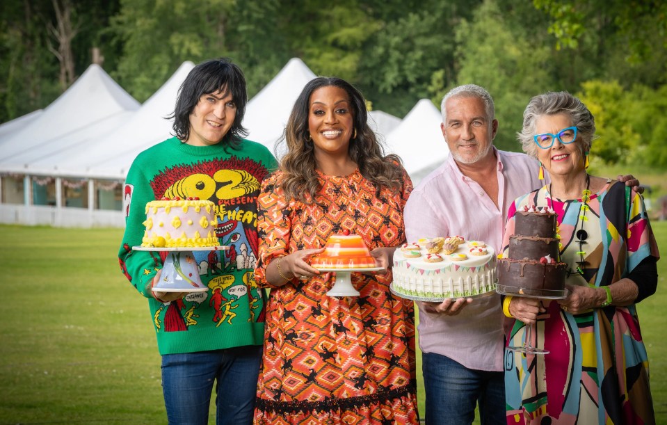 He fronts the Channel 4 show alongside Alison Hammond with Paul Hollywood and Prue Leith as judges