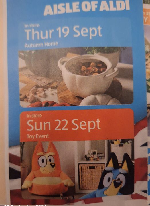 Aldi's Bluey chair are set to make a return on September 22.