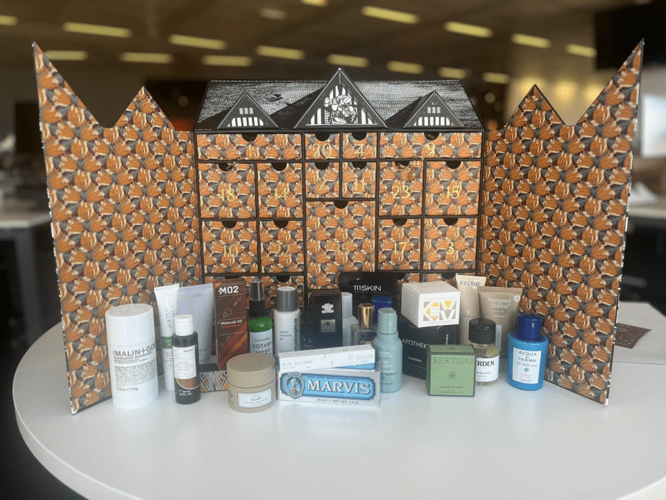 This year's Liberty Men's Advent Calendar contains £701 worth of grooming products from a delightful array of brands