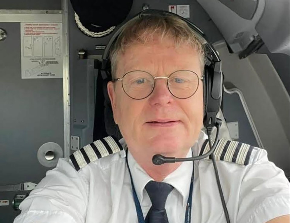 a man in a pilot 's uniform is named martin