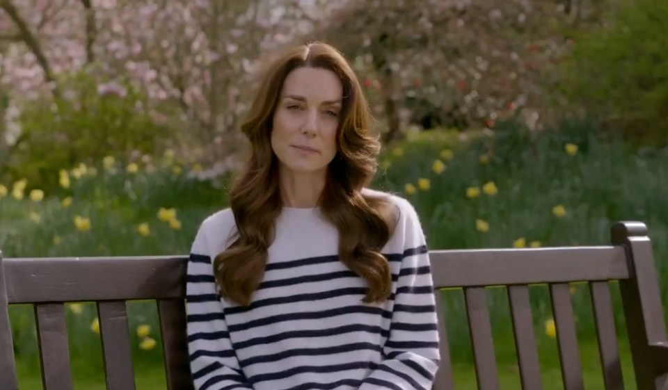 Darker days, when Kate first revealed the devastating diagnosis