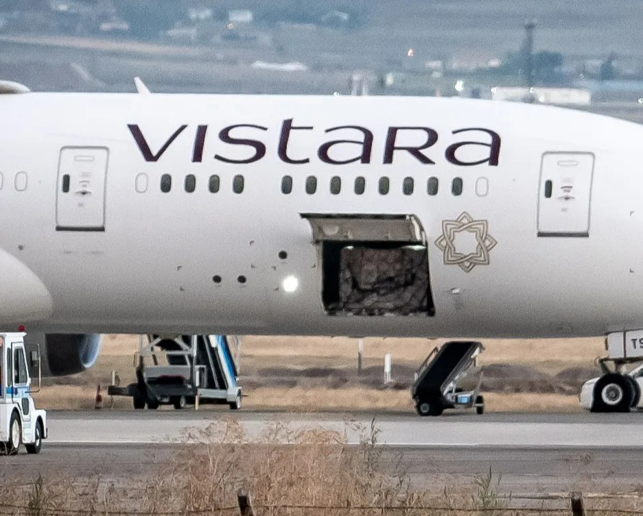 The luggage on board the plane had to be searched