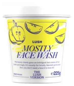 Mostly face wash retails for £22