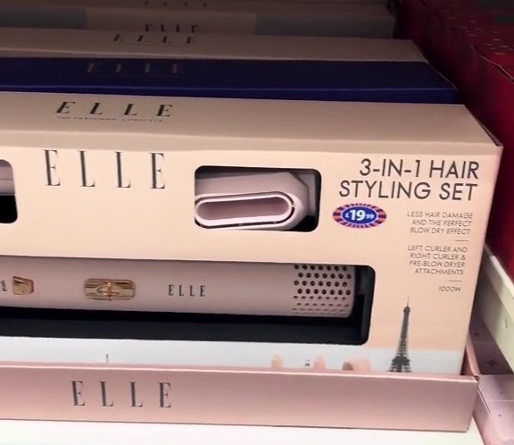 Jasmine took to TikTok after spotting this 3-in-1 hair tool for £19.99 in B&M