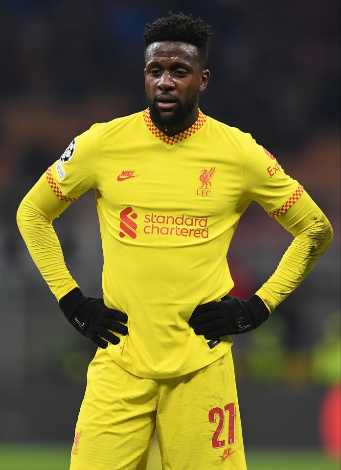 Divock Origi spent seven seasons with Liverpool but left for Milan in 2022