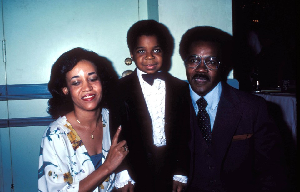 Coleman with parents Sue and Willie Coleman