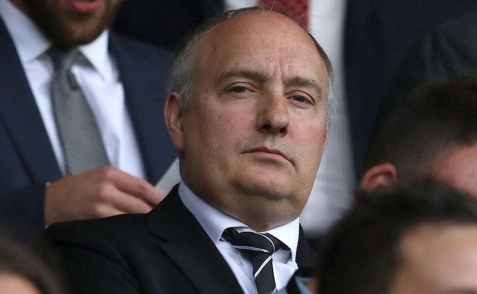 CEO Darren Eales has put his support behind Newcastle boss Howe