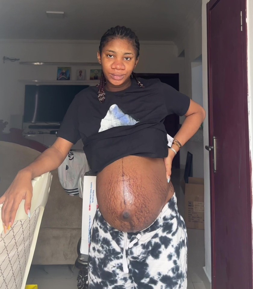 Sharon showed the realities of pregnancy in her viral video